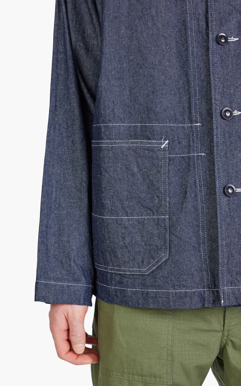Engineered Garments Shawl Collar Utility Jacket Indigo