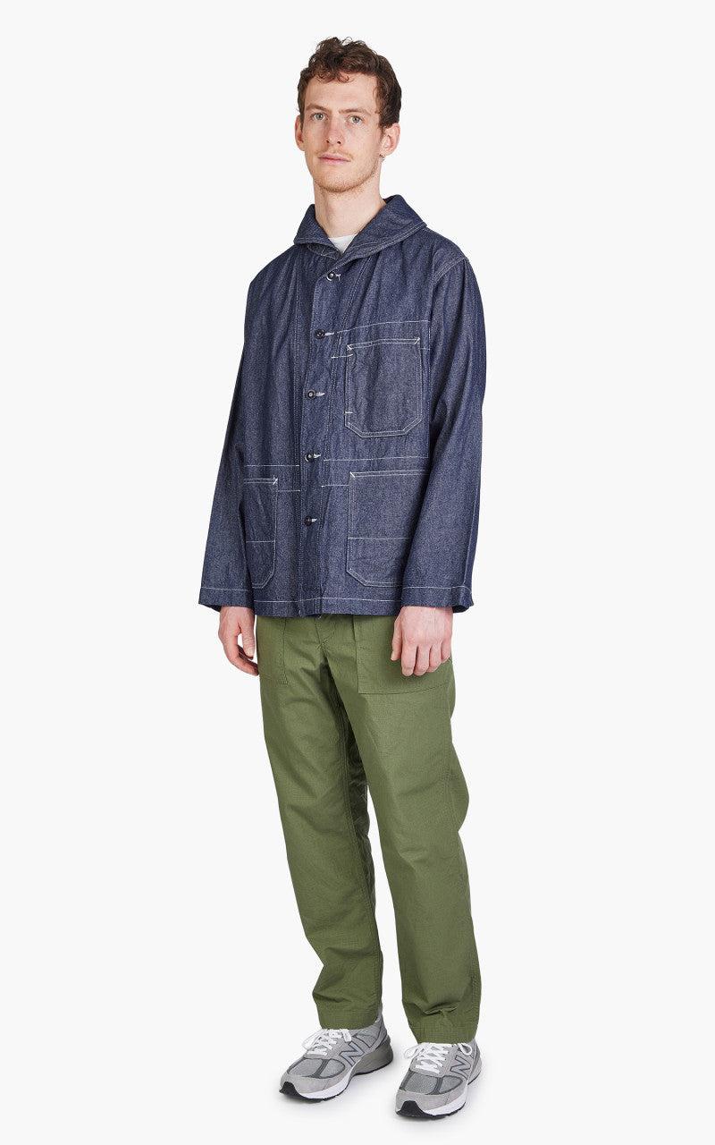 Engineered Garments Shawl Collar Utility Jacket Indigo