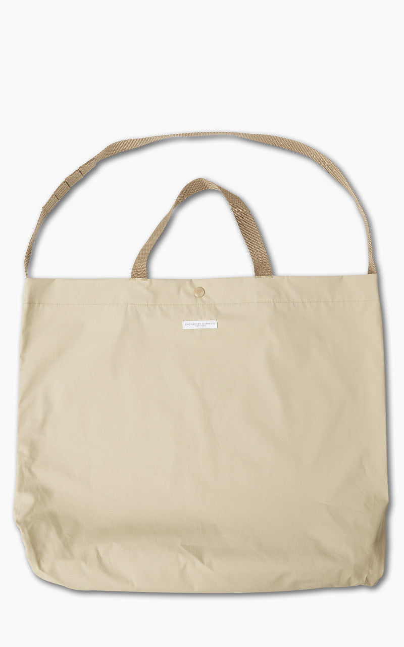 Engineered Garments Carry All Tote Cotton Duracloth Poplin Khaki