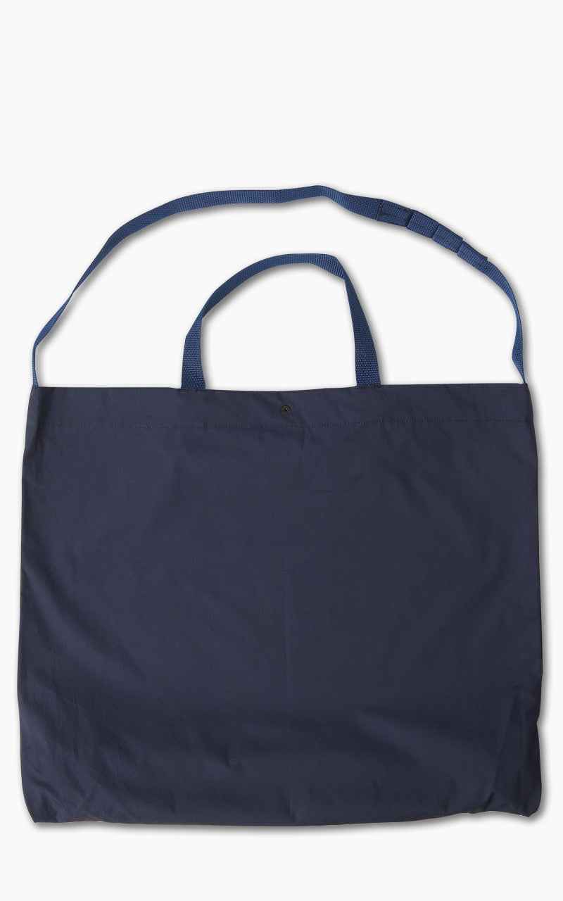 Engineered Garments Carry All Tote Cotton Duracloth Poplin Navy