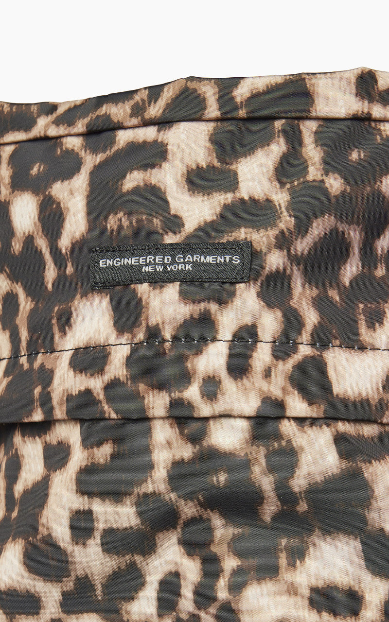Engineered Garments UL 3 Way Bag Polyester Black/Brown Leopard Print