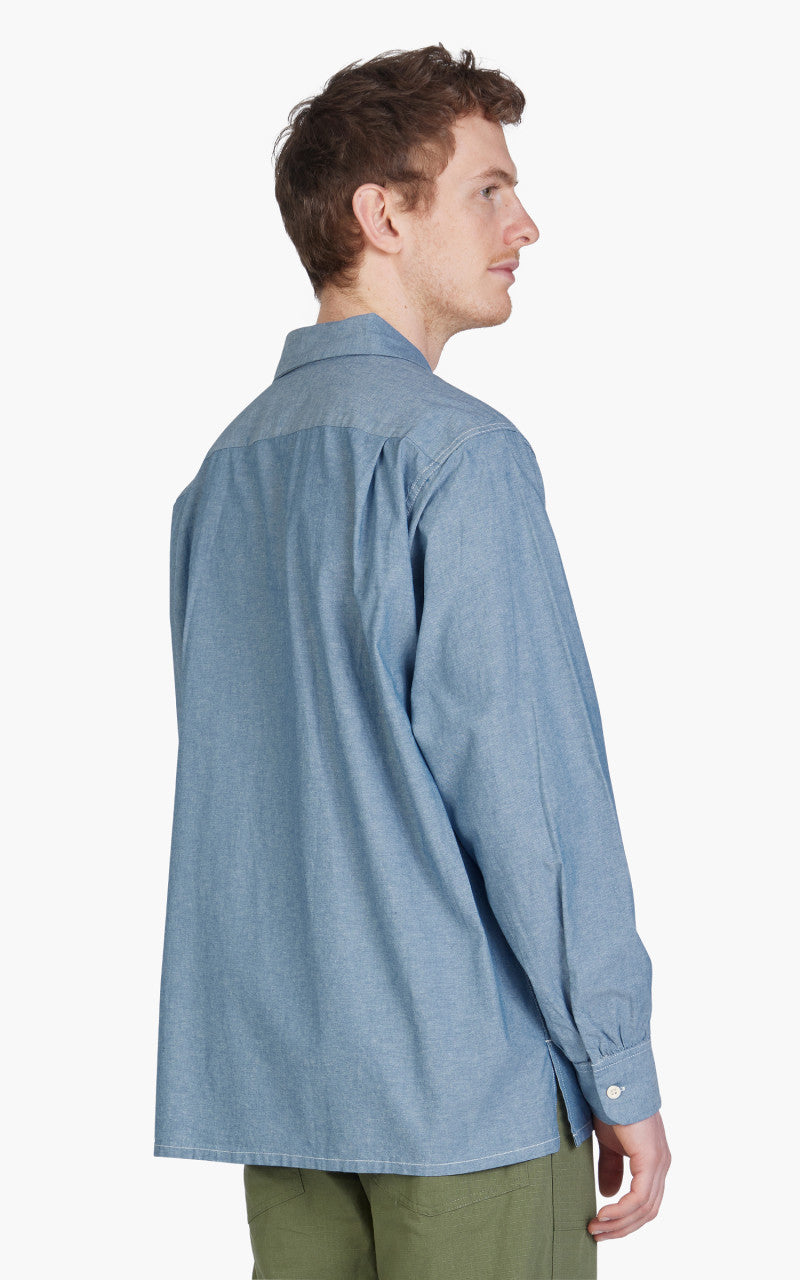 Engineered Garments Classic Shirt Cotton Chambray Light Blue