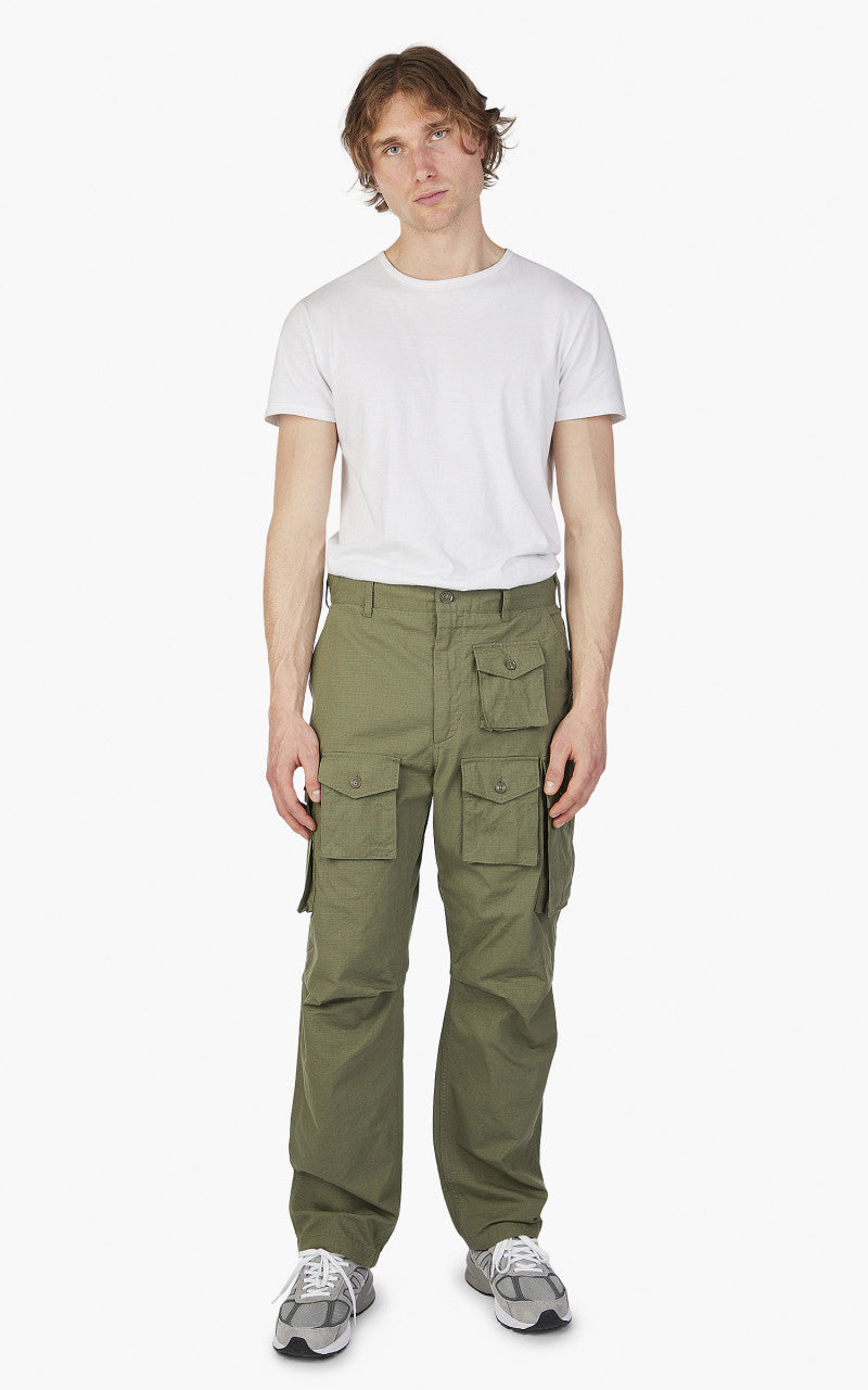 Engineered Garments FA Pant Cotton Ripstop Olive