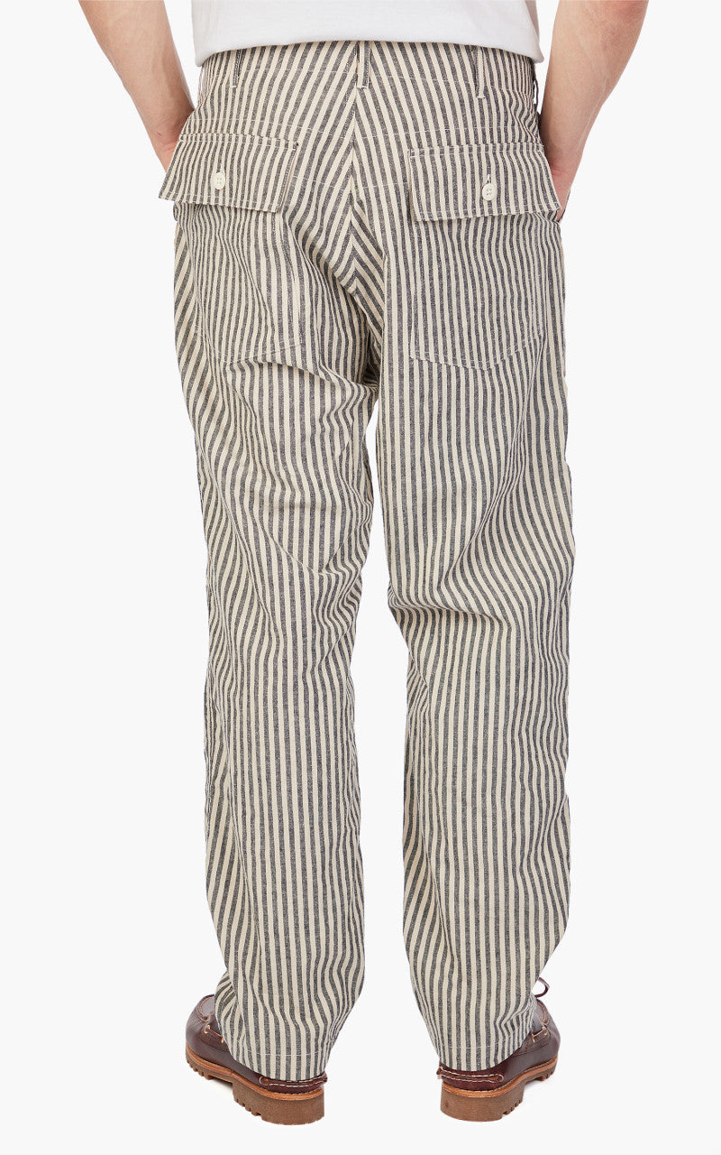 Engineered Garments Fatigue Pant LC Stripe Natural/Black