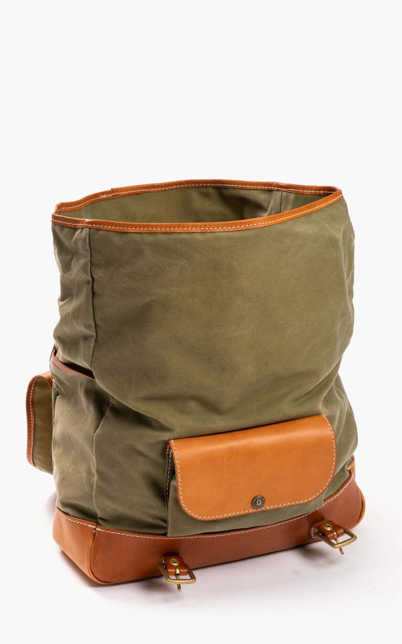 Shangri-La Heritage Explorator Waxed Canvas Messenger Bag Army
