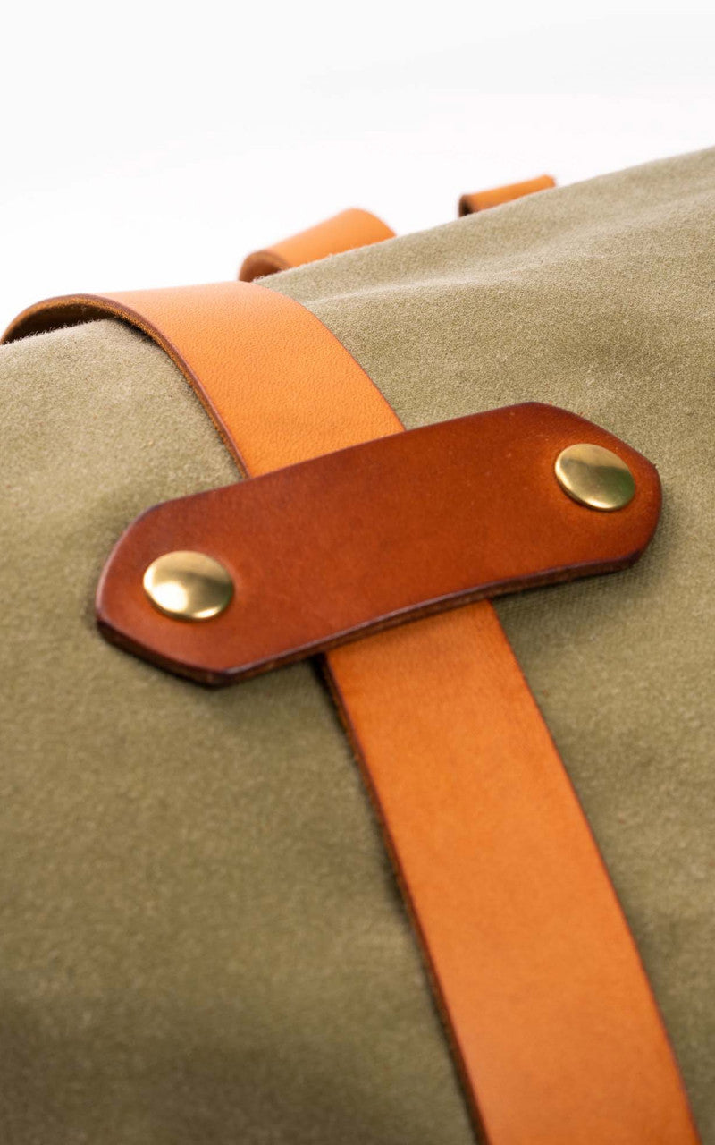 Shangri-La Heritage Explorator Waxed Canvas Messenger Bag Army