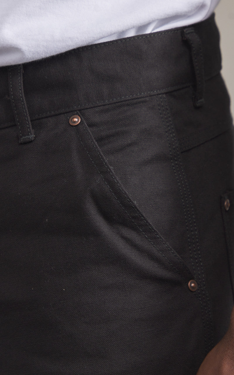 FOB Factory F0530 Cotton Duck Work Pants Black