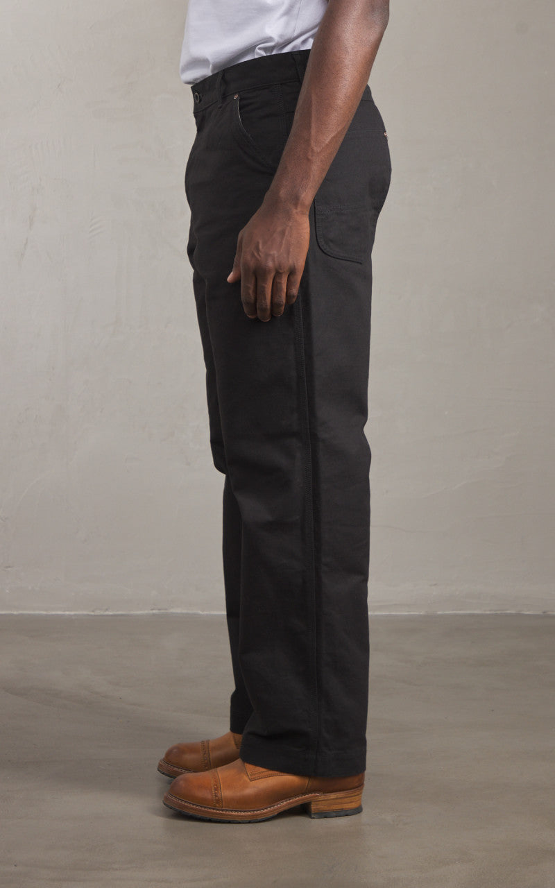 FOB Factory F0530 Cotton Duck Work Pants Black