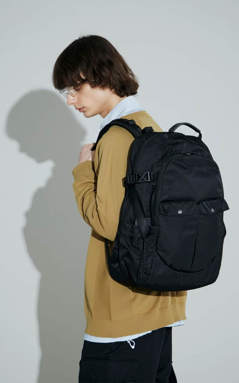 ⭐︎ねり様F/CE. RECYCLE TWILL TYPE A TRAVEL BP F/CE. Recycle Twill Type A Travel Backpack Black