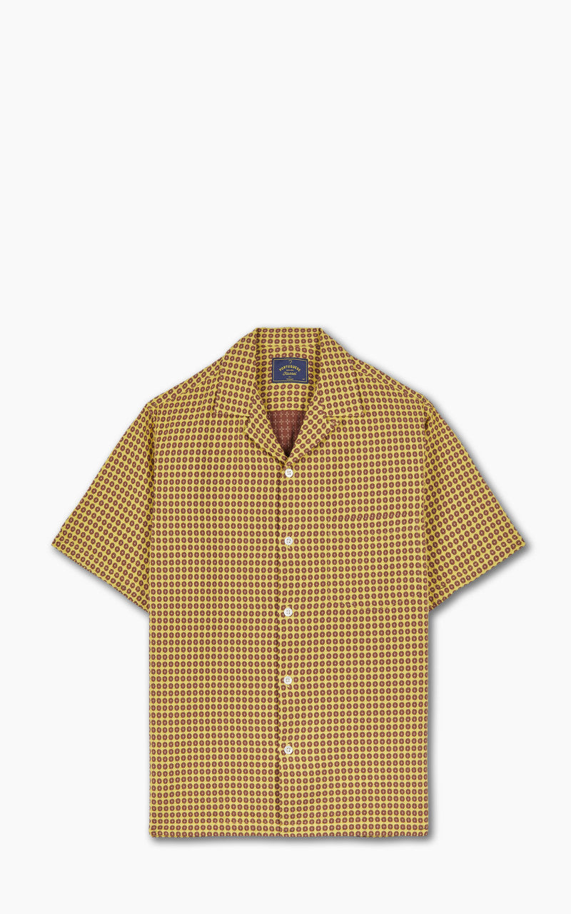 Portuguese Flannel Favo Honey Shirt Yellow