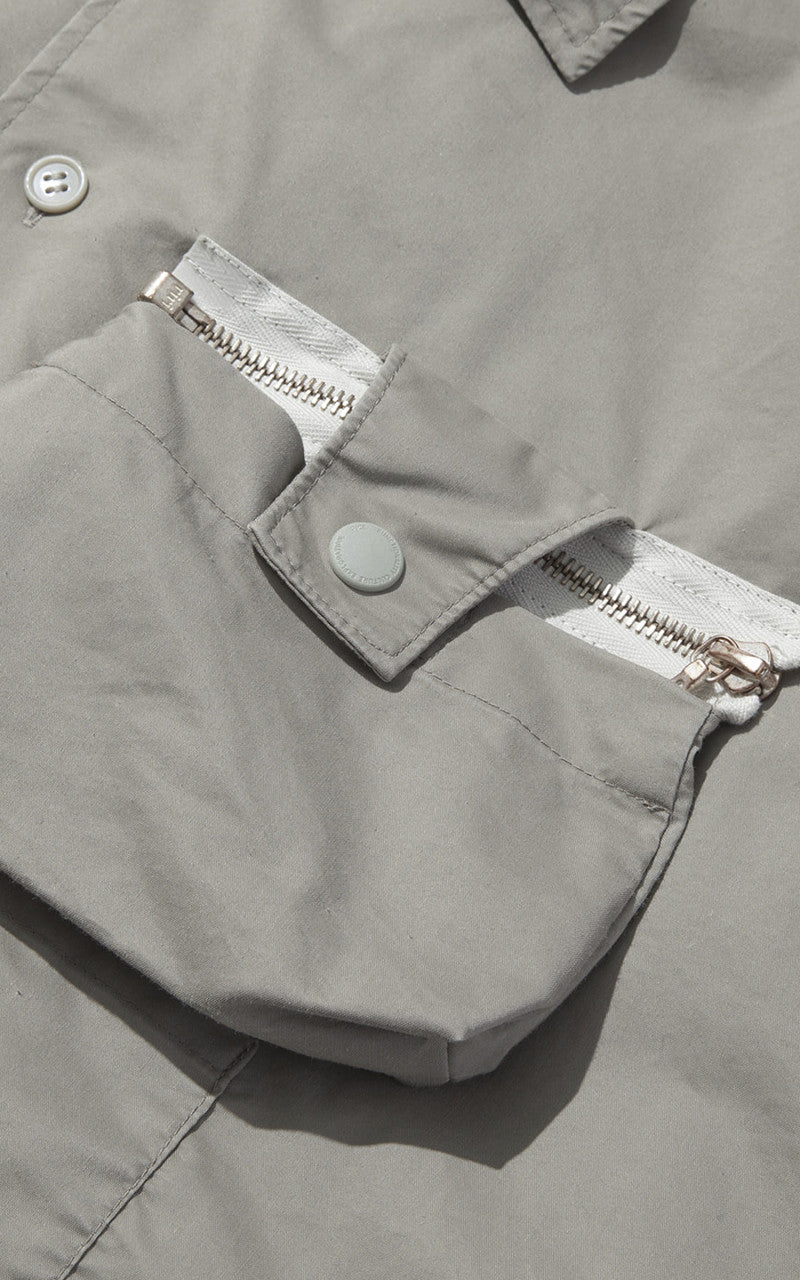 F/CE. x Digawel 7 Pockets S/S Shirt Sage Green