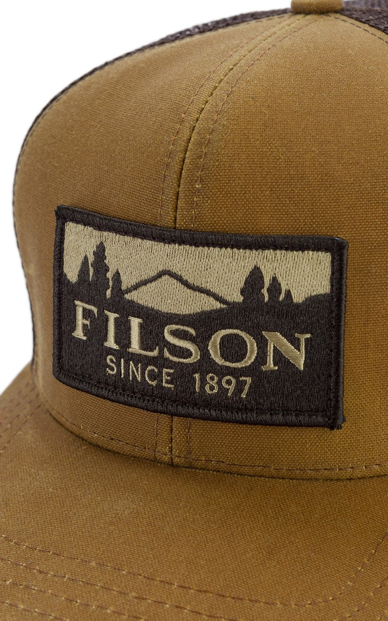 Filson Logger Mesh Cap Dark Tan