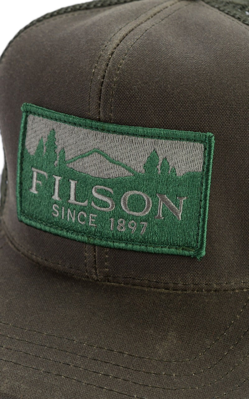 Filson Logger Mesh Cap Otter Green