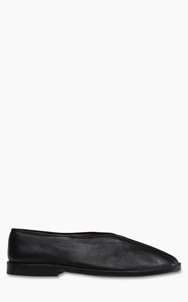 Lemaire Flat Piped Slippers in Leather Size EU40 US7 Lemaire Lemaire Flat Piped Slippers in Leather Size EU40  main image 4
