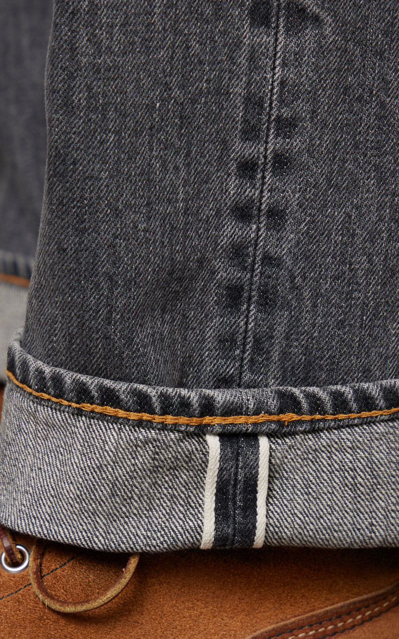 FOB Factory F160 66 Selvedge Denim 5P Used Wash Black