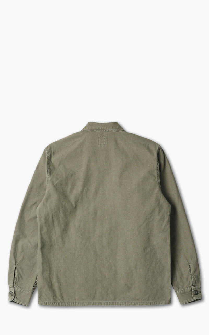 FOB Factory F2362 Fatigue Shirt Sateen Olive