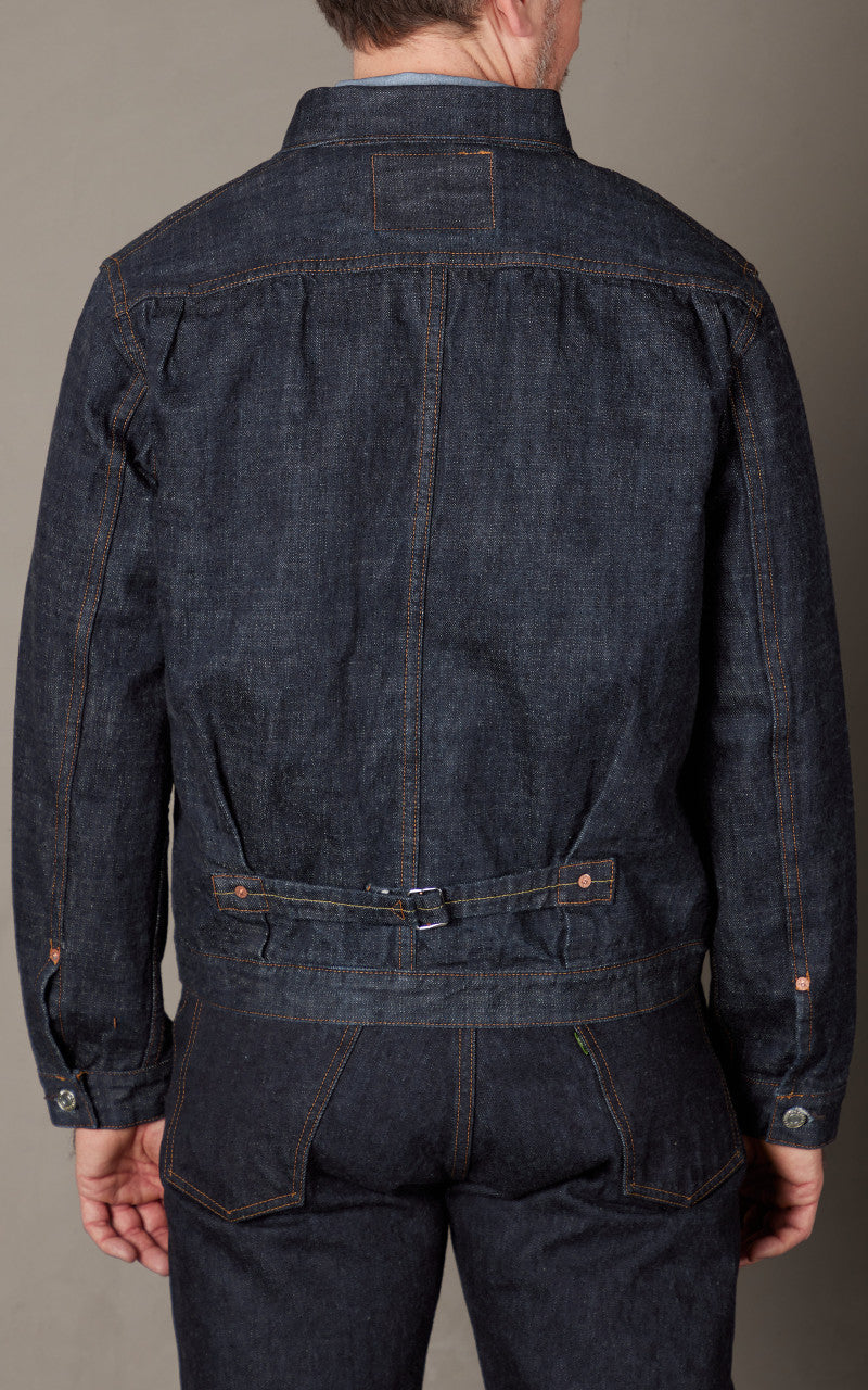 FOB Factory F2400 G-3 Type 1 Selvedge Denim Jacket Rinsed Indigo