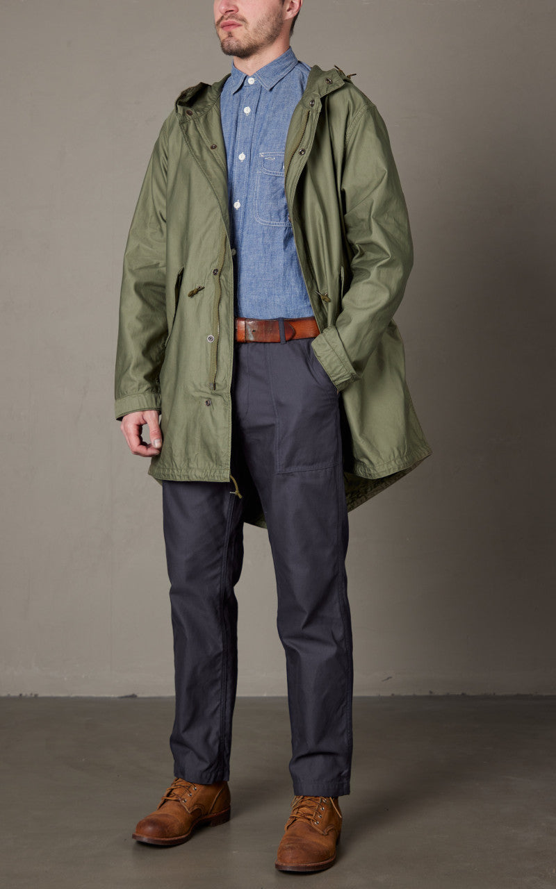 FOB Factory F2402 M-51 Shell Parka Olive