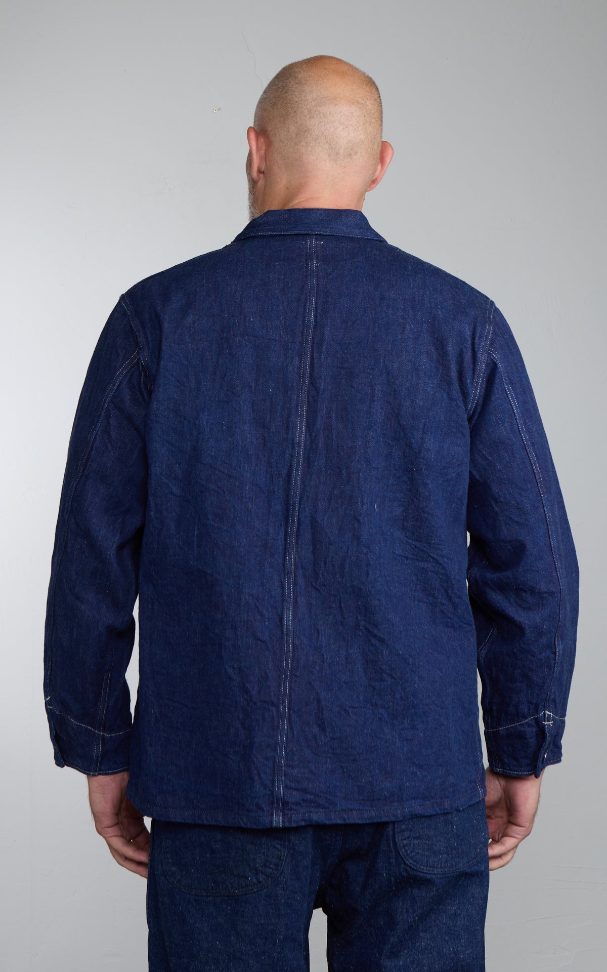 FOB Factory F2467 WWII Denim Chore Coat Indigo