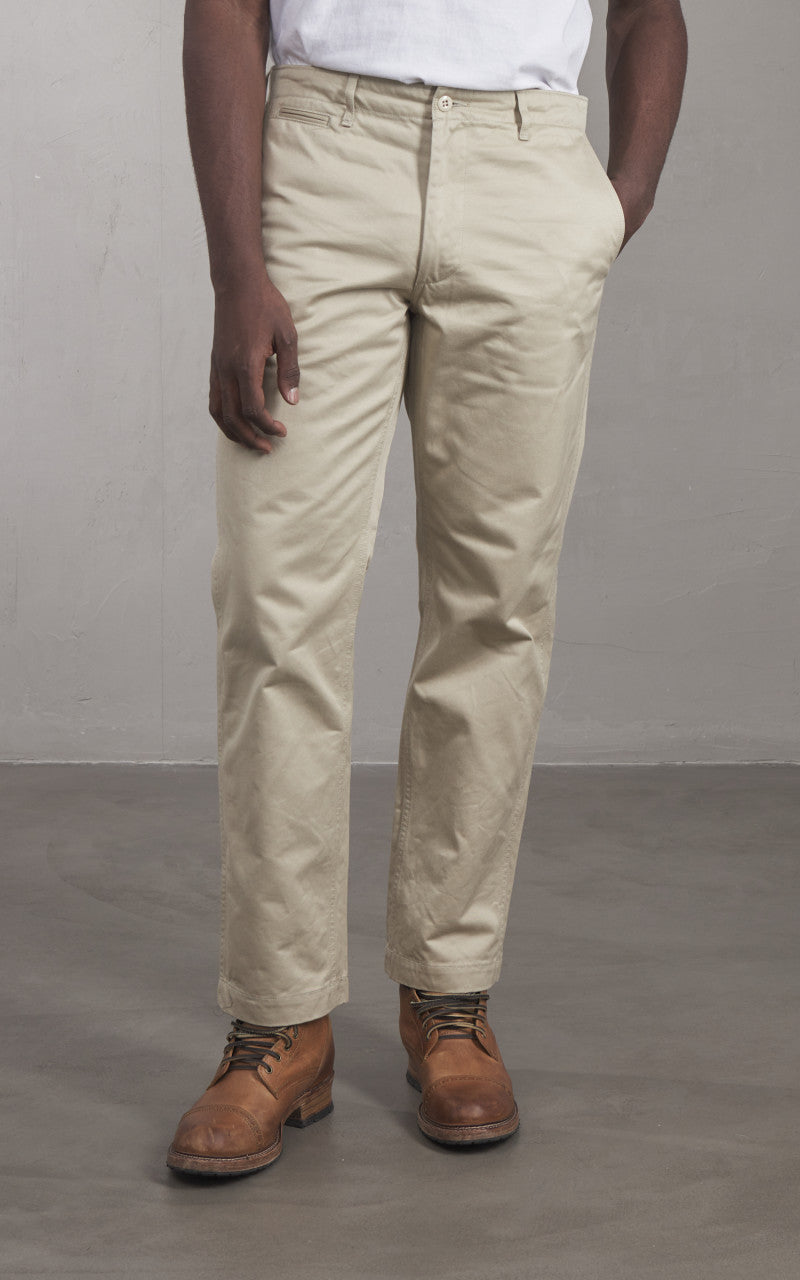 FOB Factory F0514 Narrow U.S. Trousers Beige