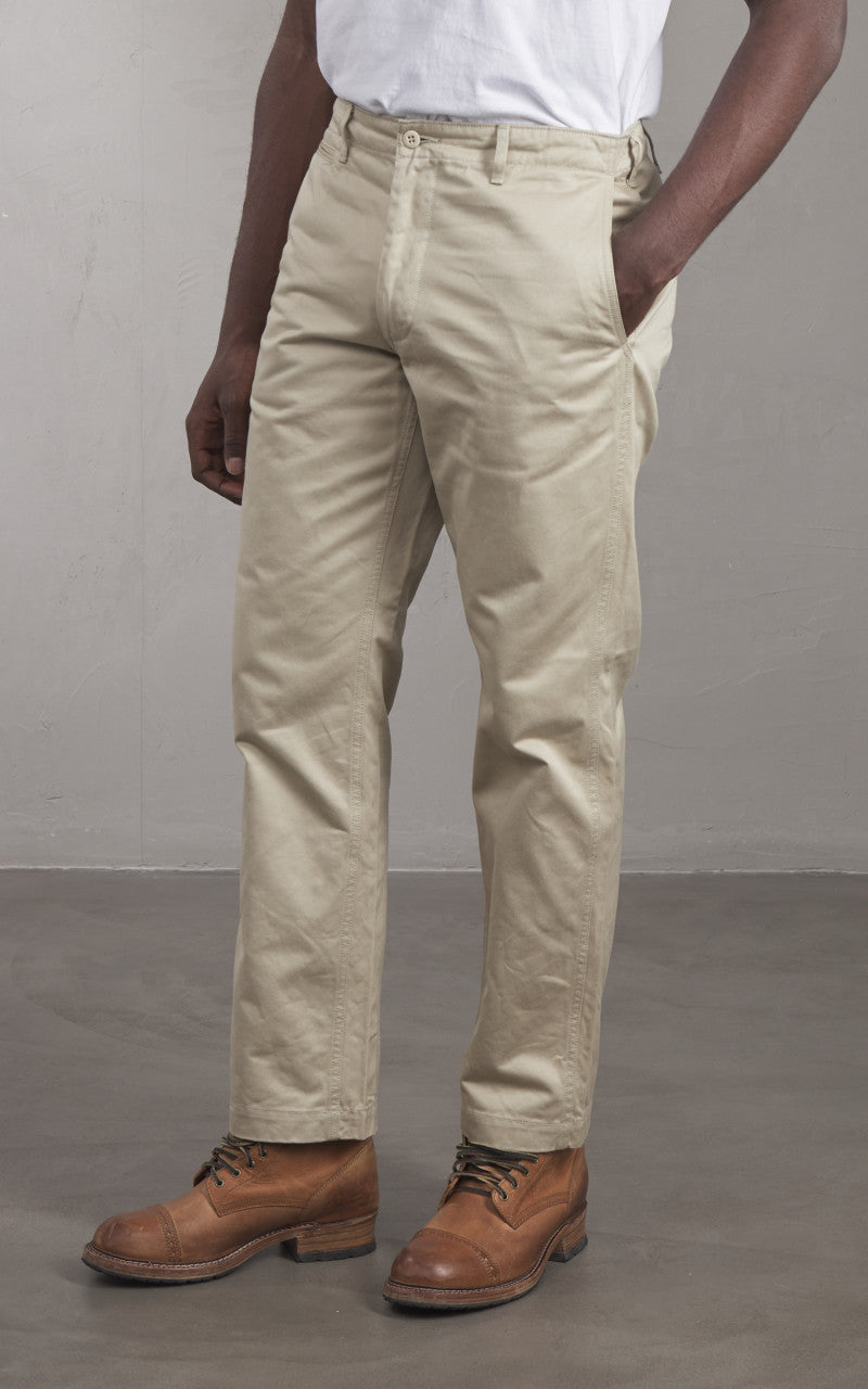 FOB Factory F0514 Narrow U.S. Trousers Beige FOB Factory F0514 Narrow U.S. Trousers Beige