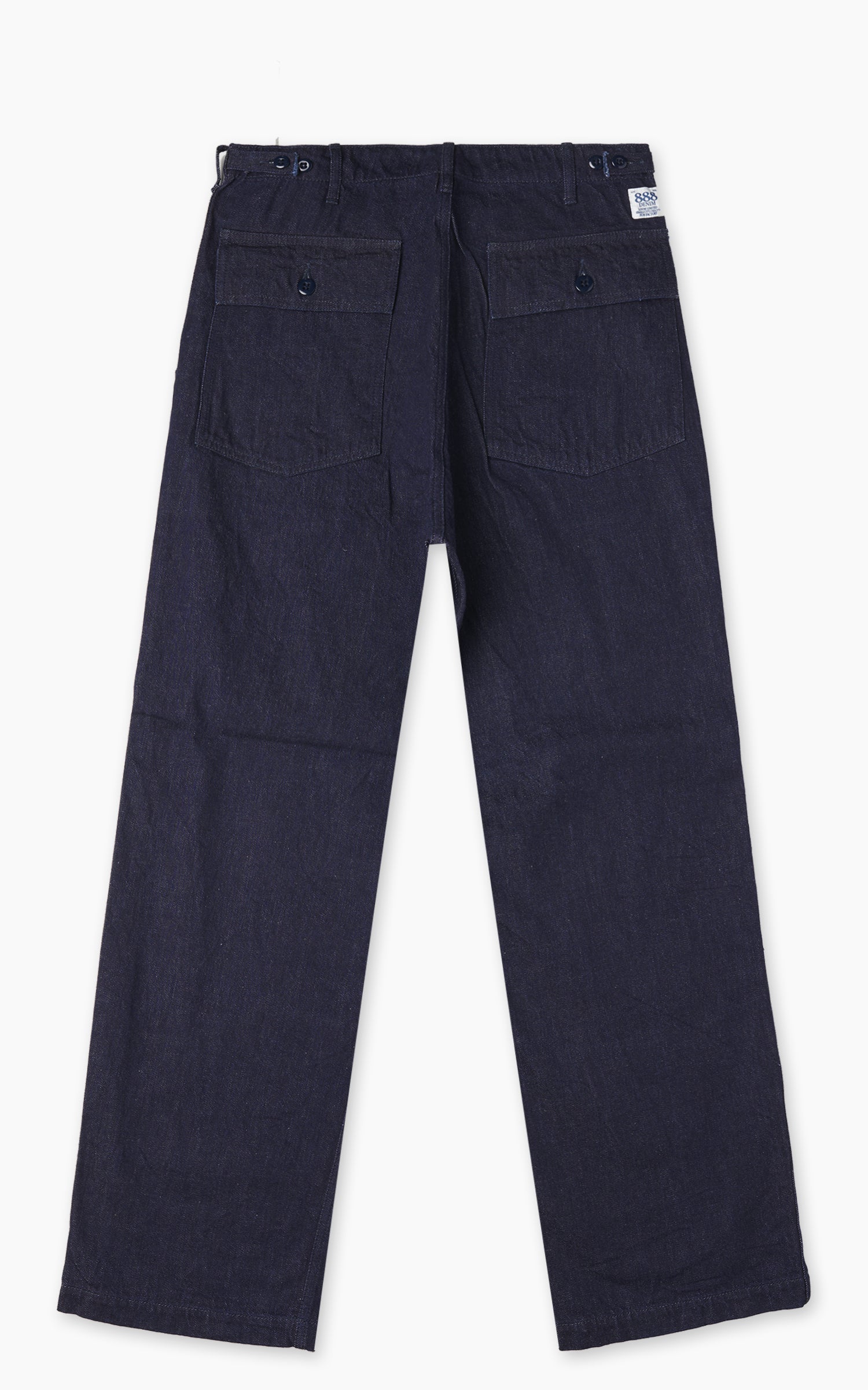 FOB Factory F0541 Three Eight Loom Denim Baker Pants Indigo