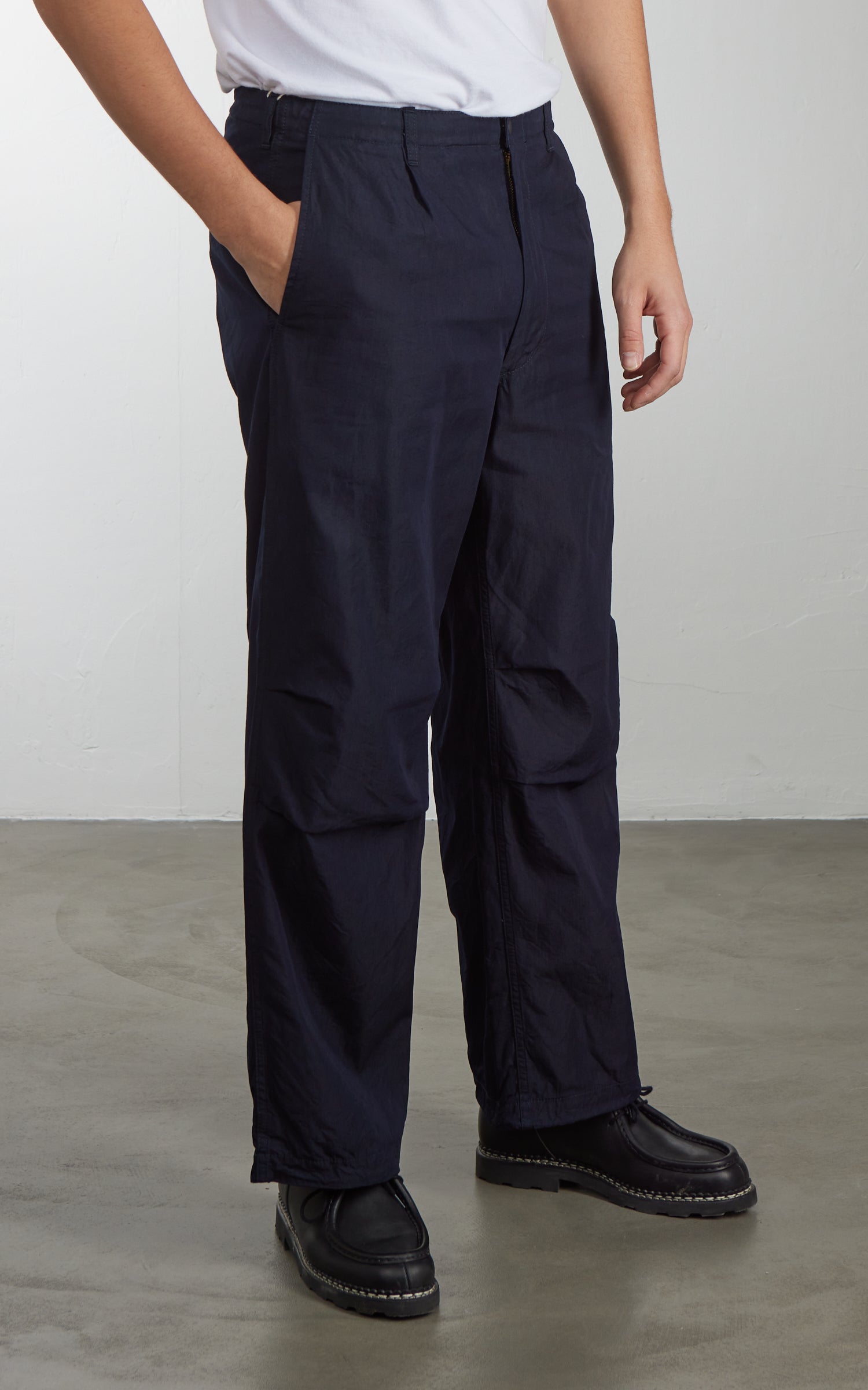 FOB Factory F0545 ID Nylon Tuck Pants Indigo