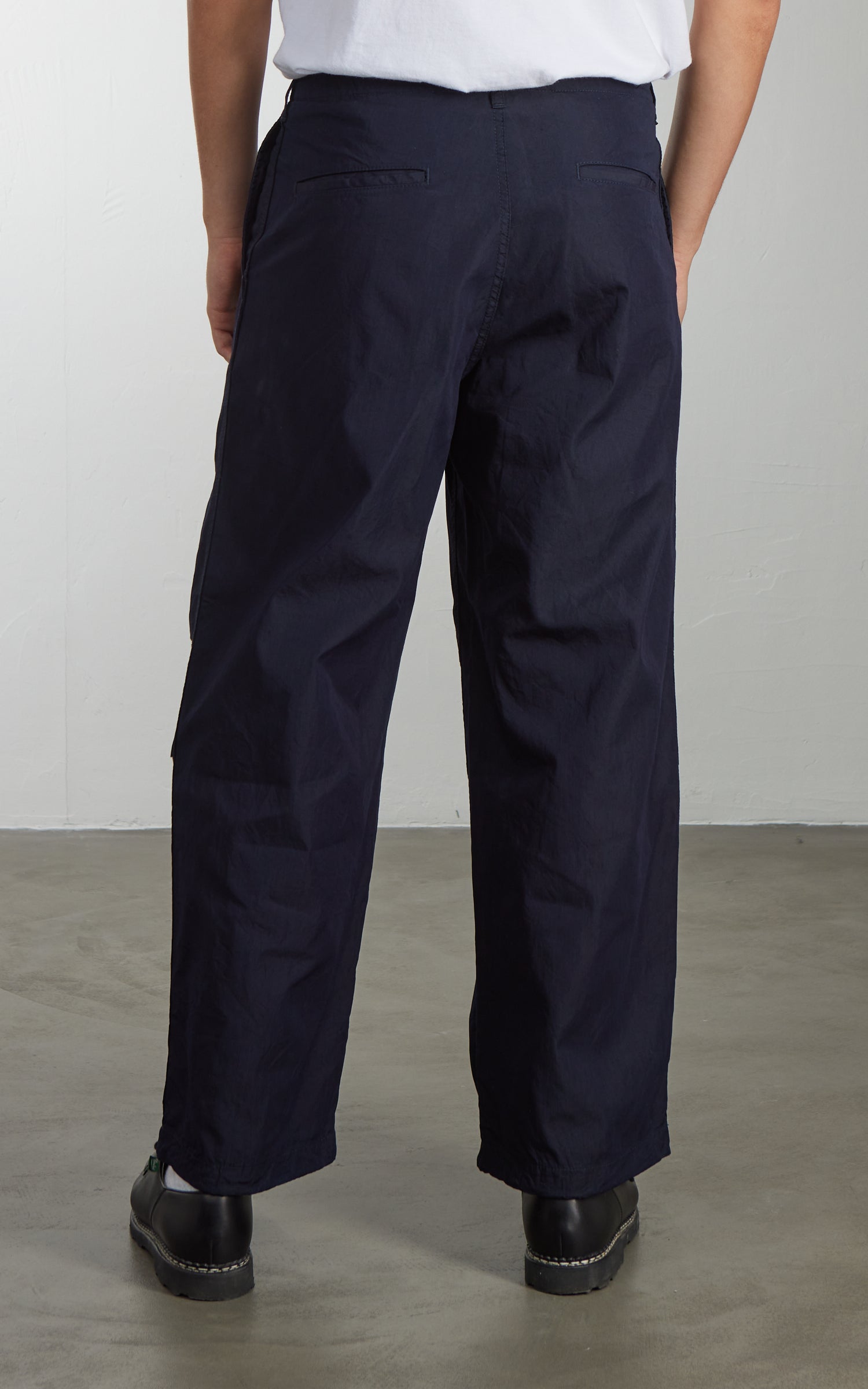 FOB Factory F0545 ID Nylon Tuck Pants Indigo