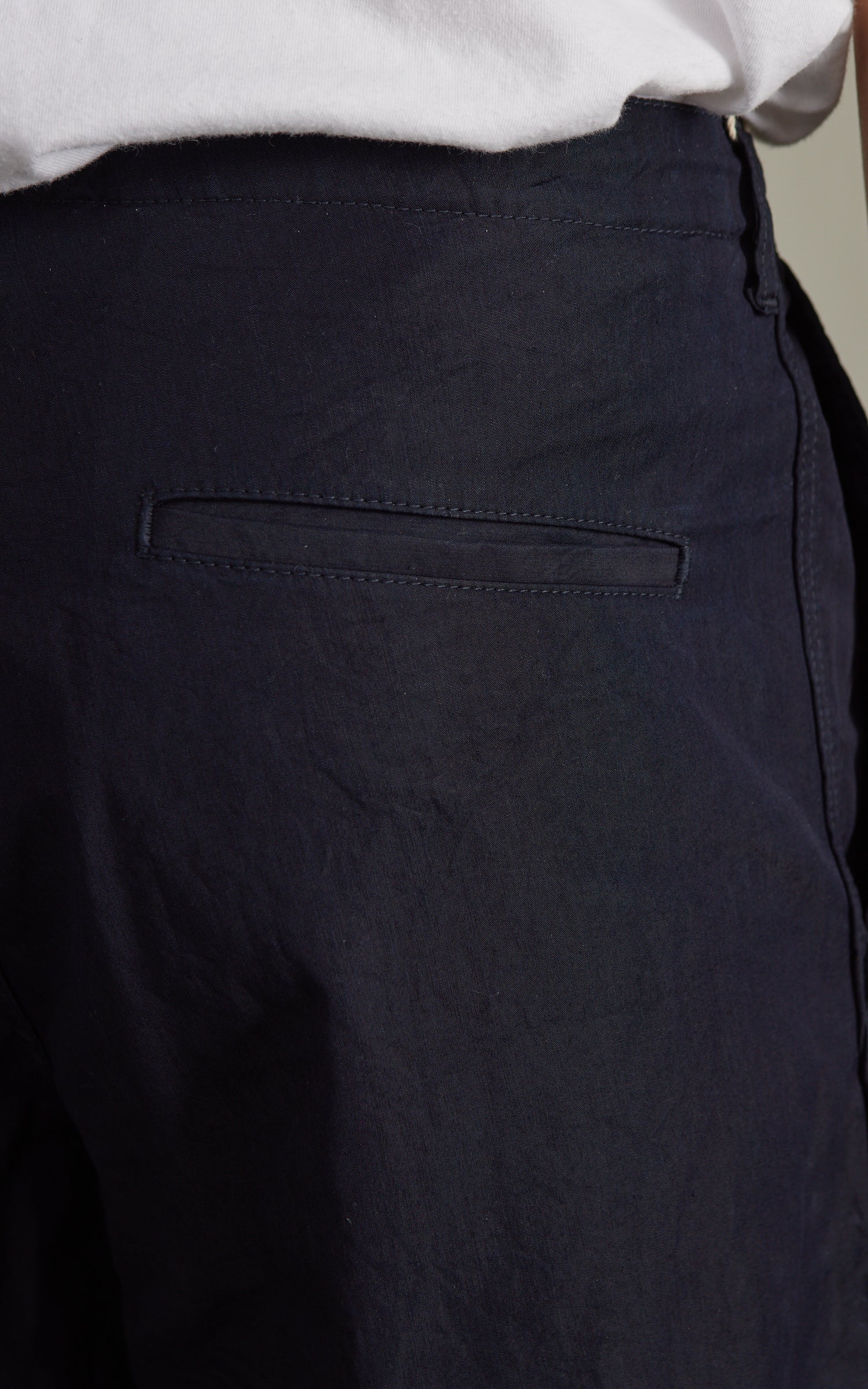 FOB Factory F0545 ID Nylon Tuck Pants Indigo