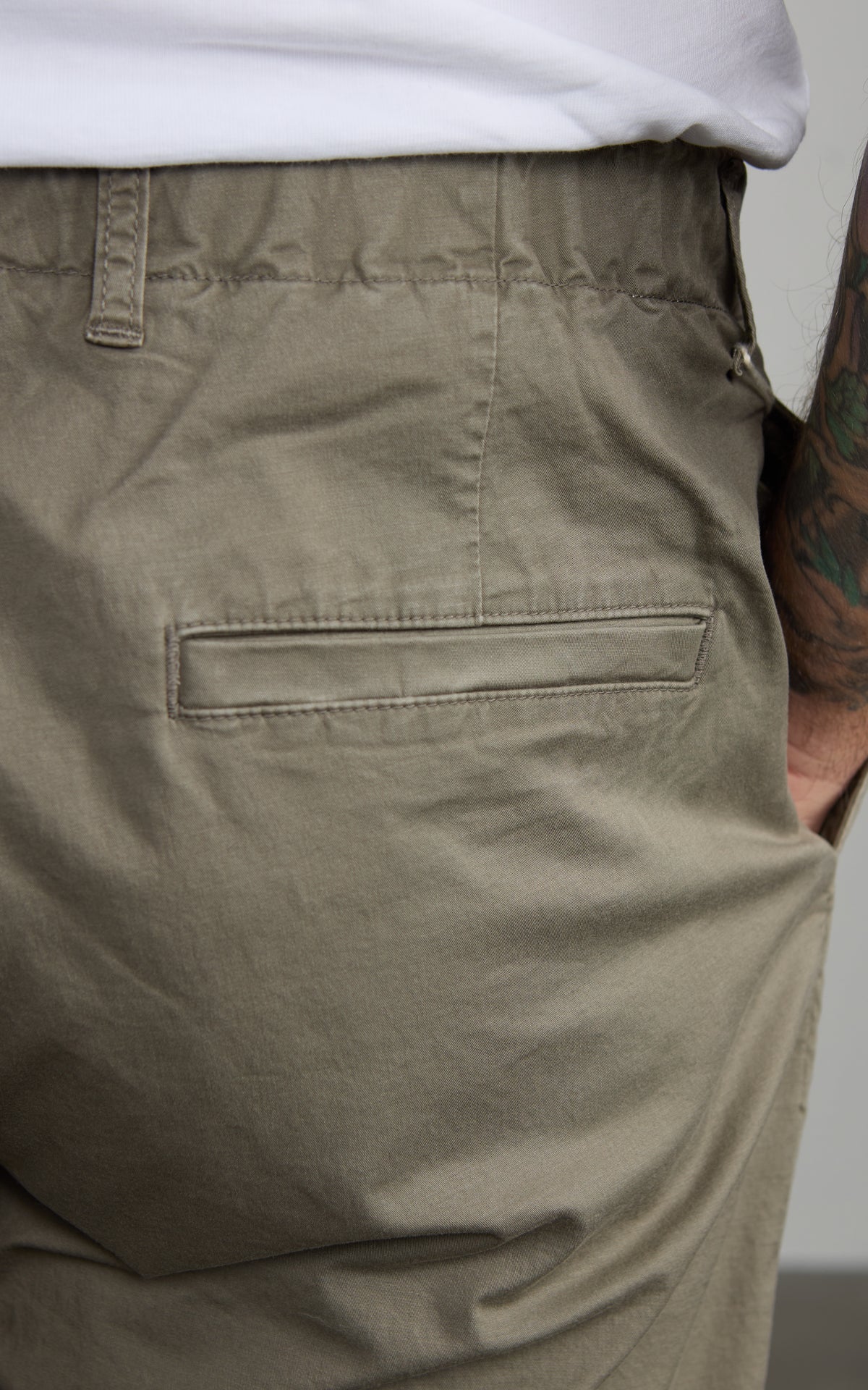FOB Factory F0549 Stretch Twill Easy Pants Ivy