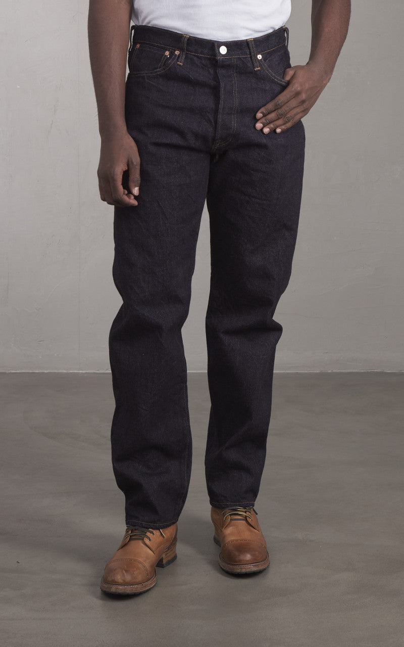 FOB Factory F153 Selvedge Denim Tapered 5P Rinsed Indigo