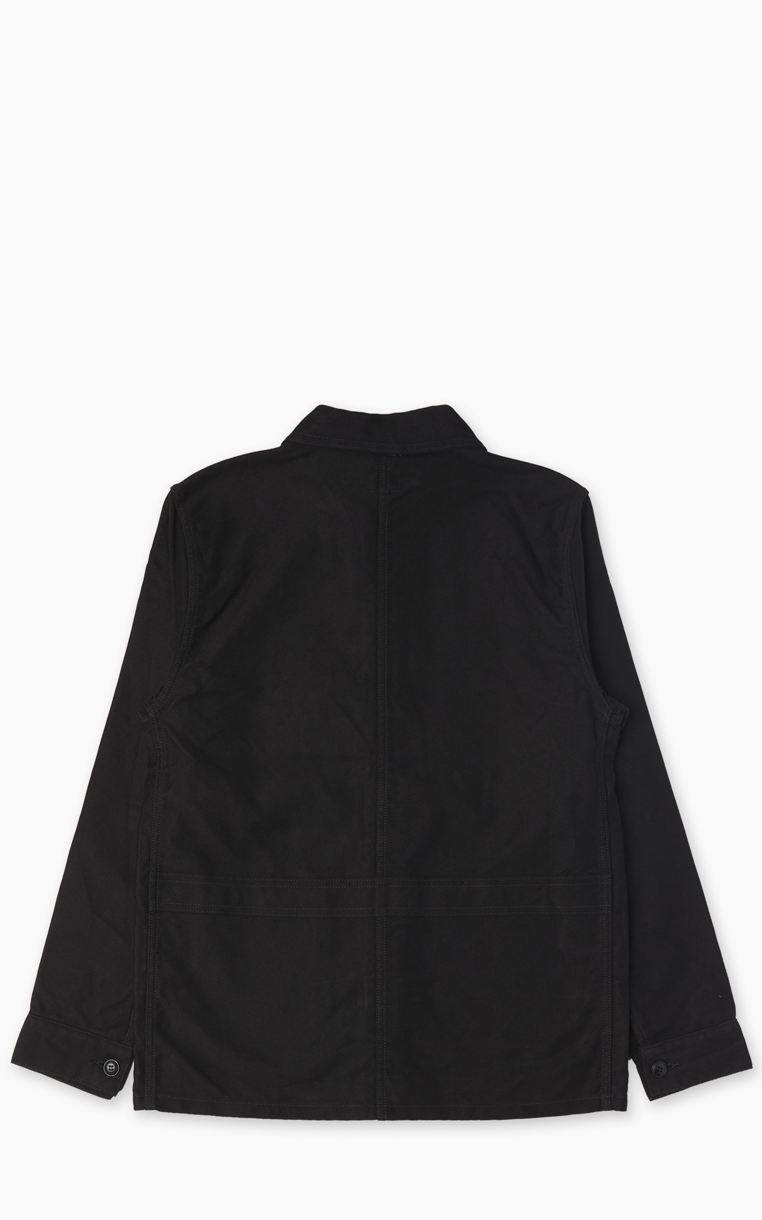FOB Factory F2373 Moleskin French Work Jacket Black