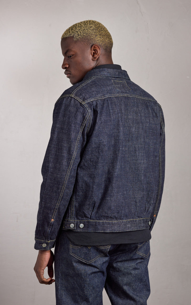 FOB Factory F2378 Type 2 Selvedge Denim Jacket Rinsed Indigo
