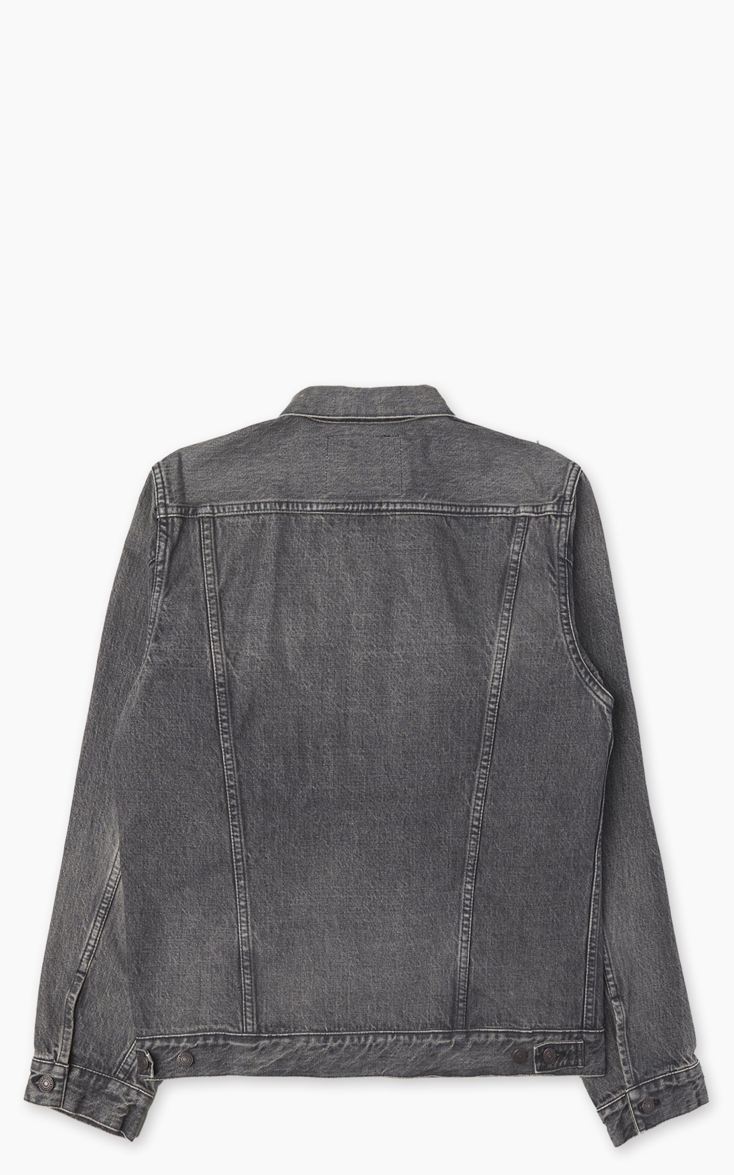 FOB Factory F2444 Type 3 Selvedge Denim Jacket Used Wash Black