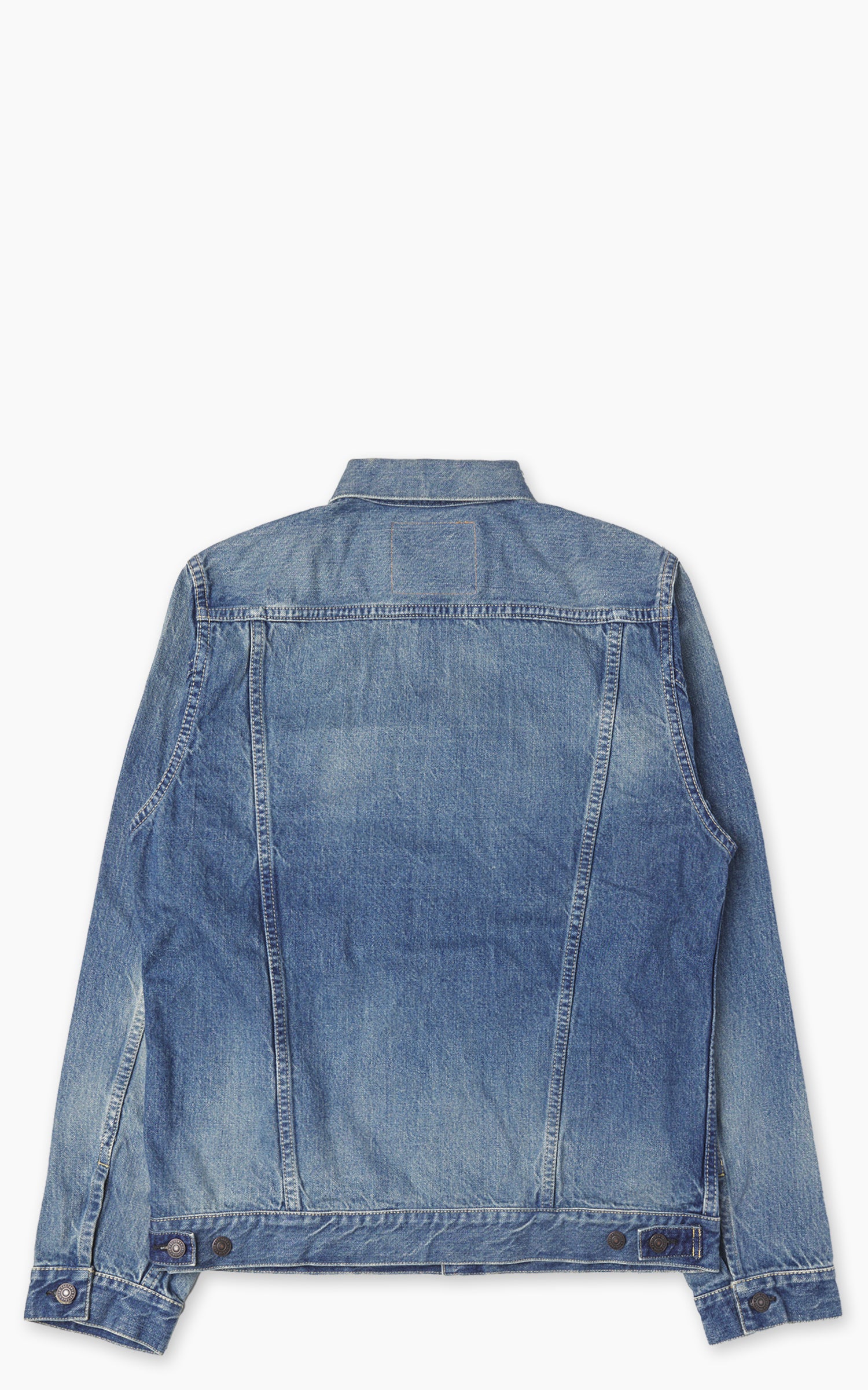 FOB Factory F2444 Type 3 Selvedge Denim Jacket Used Wash Blue