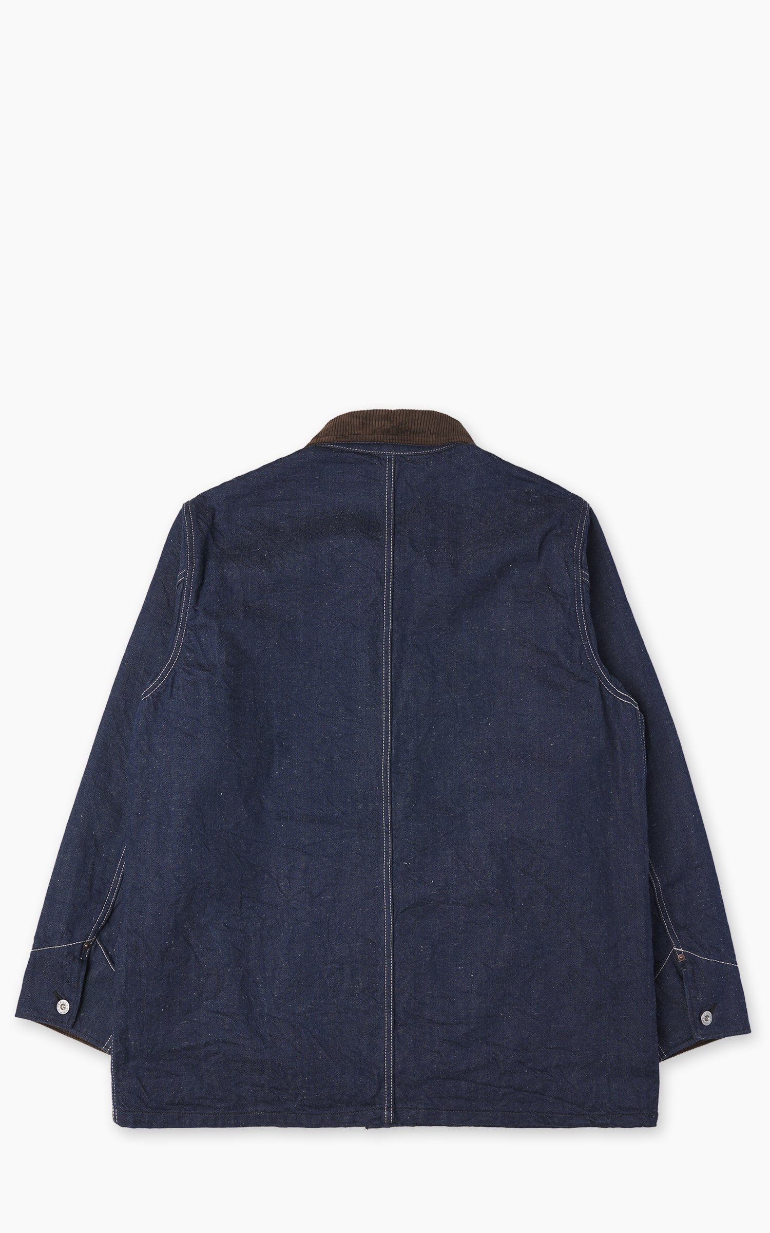 FOB Factory F2456 Denim Chore Jacket Blanket Lined Indigo