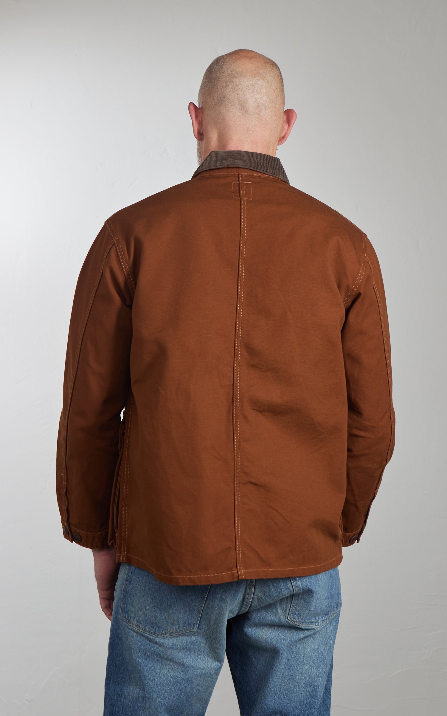 FOB Factory F2458 Cotton Duck Hunting Jacket Brown