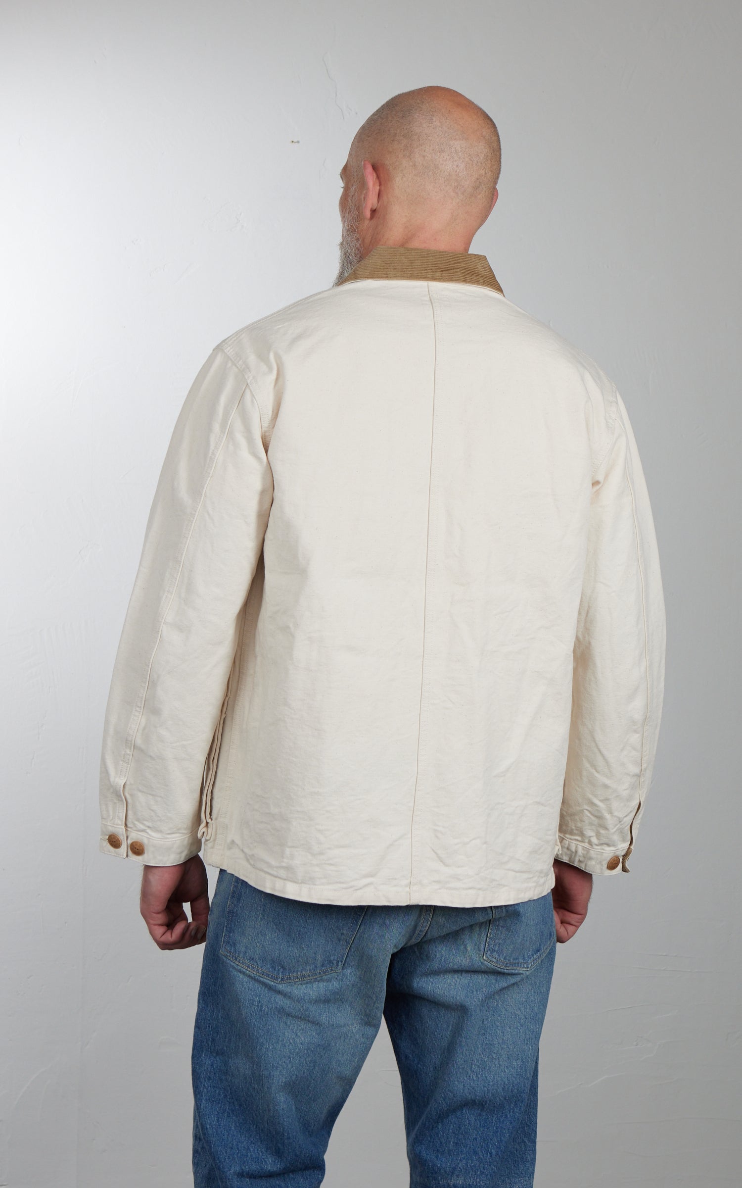 FOB Factory F2458 Cotton Duck Hunting Jacket Ecru