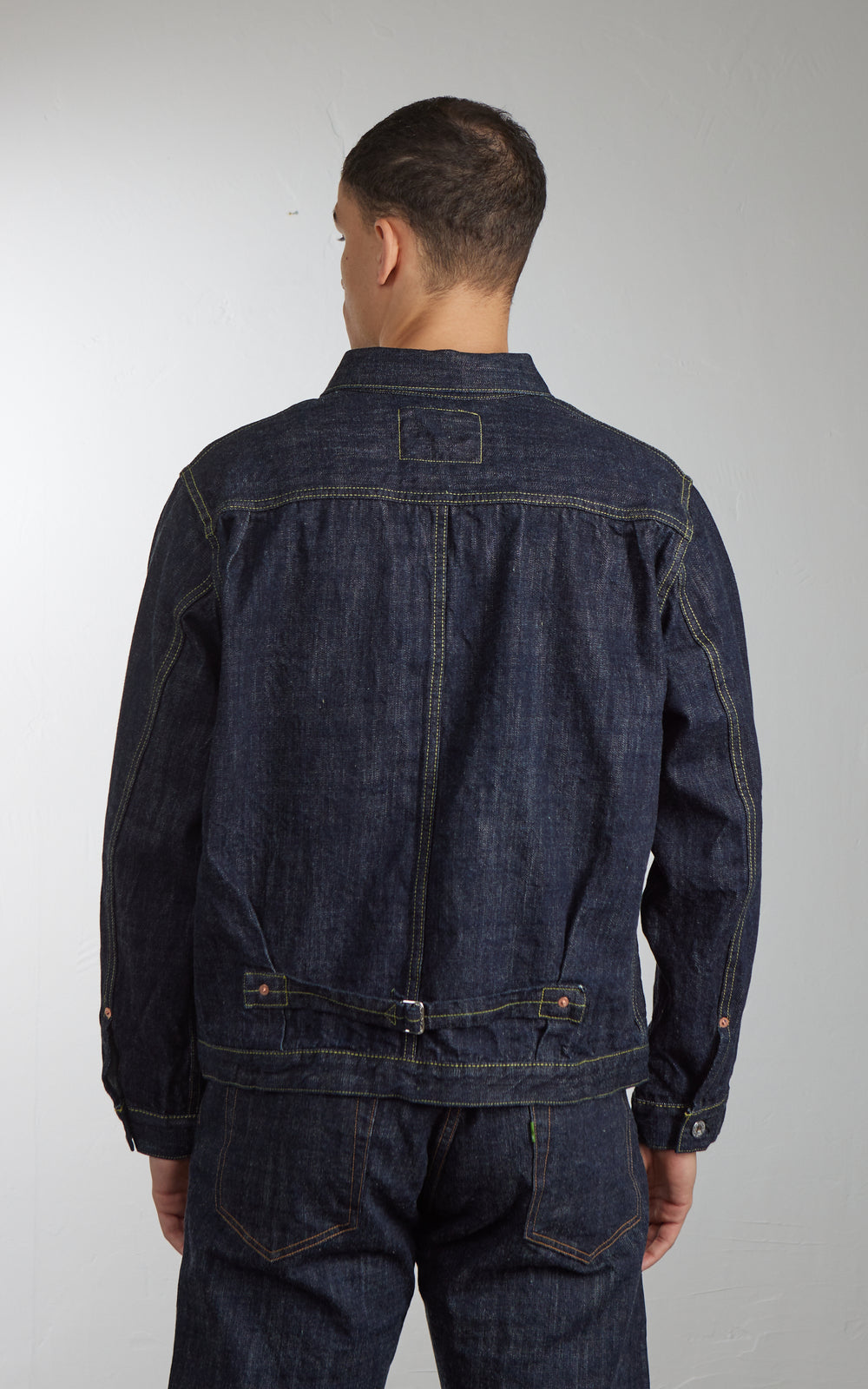FOB Factory F2460 WWII Type 1 Selvedge Denim Jacket Rinsed Indigo