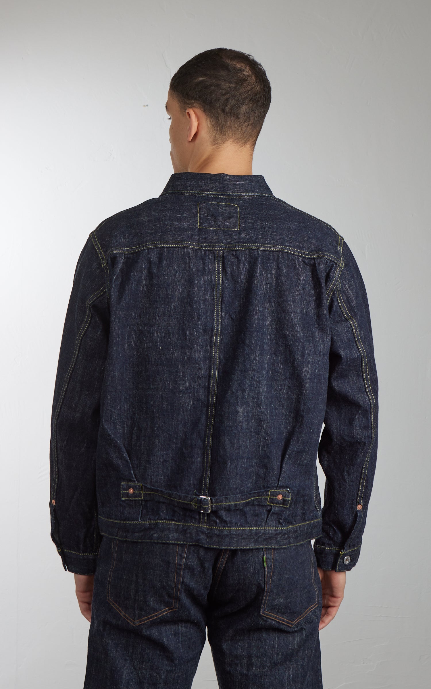 FOB Factory F2460 WWII Type 1 Selvedge Denim Jacket Rinsed Indigo