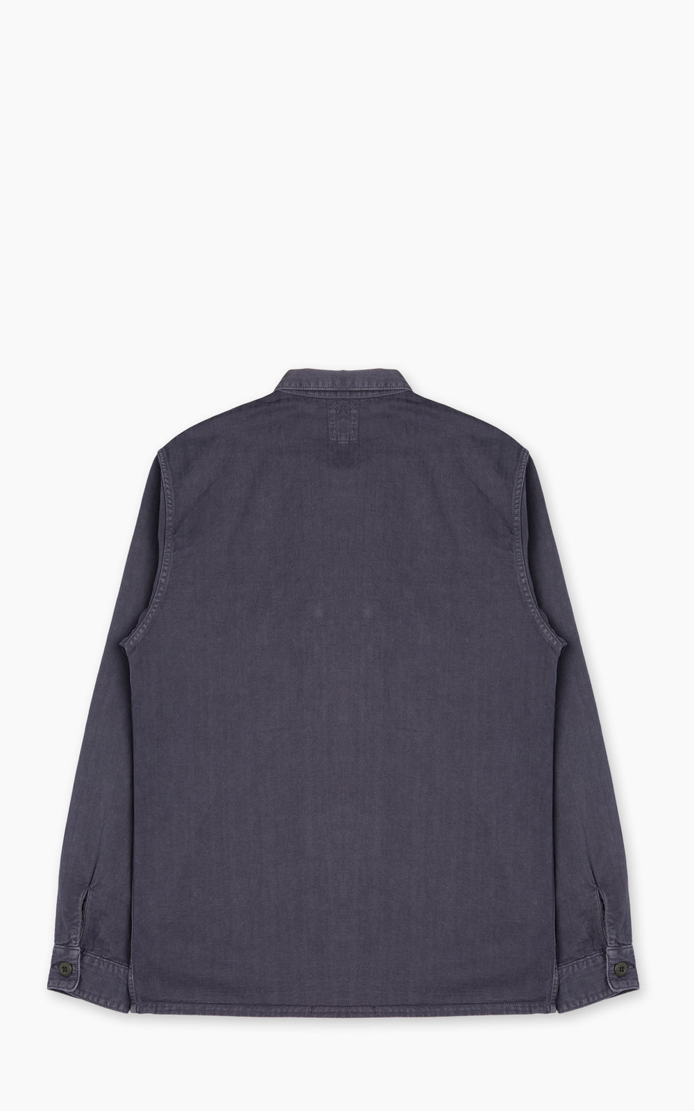 FOB Factory F2461 Fischgrätmuster-Fatigue-Jacke Navy