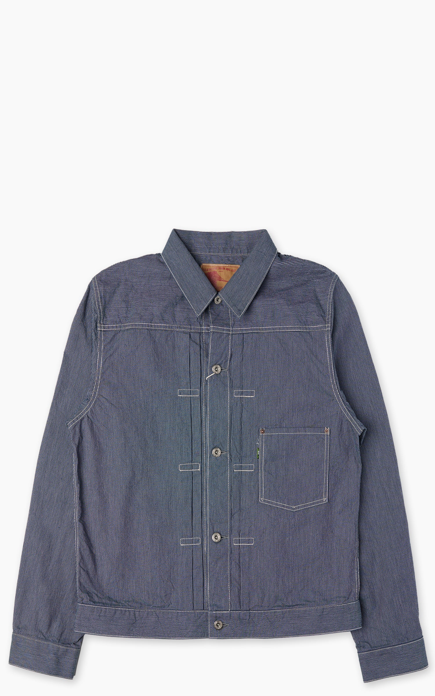 FOB Factory F2463 Type 1 Hickory Work Jacket Navy