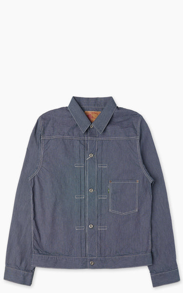 FOB Factory F2463 Type 1 Hickory Work Jacket Navy