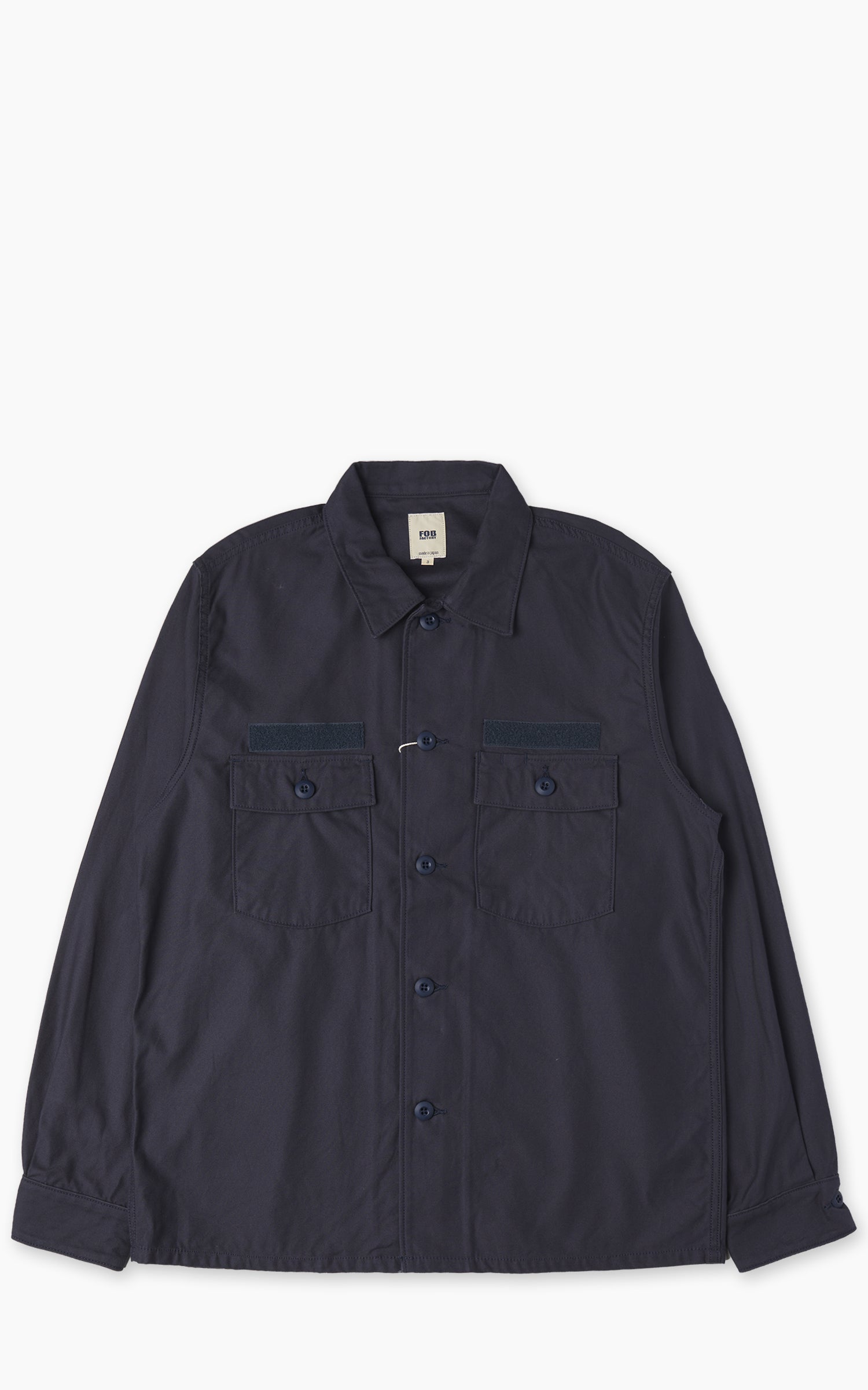 FOB Factory F2469 Utility Uniform Shirt Navy