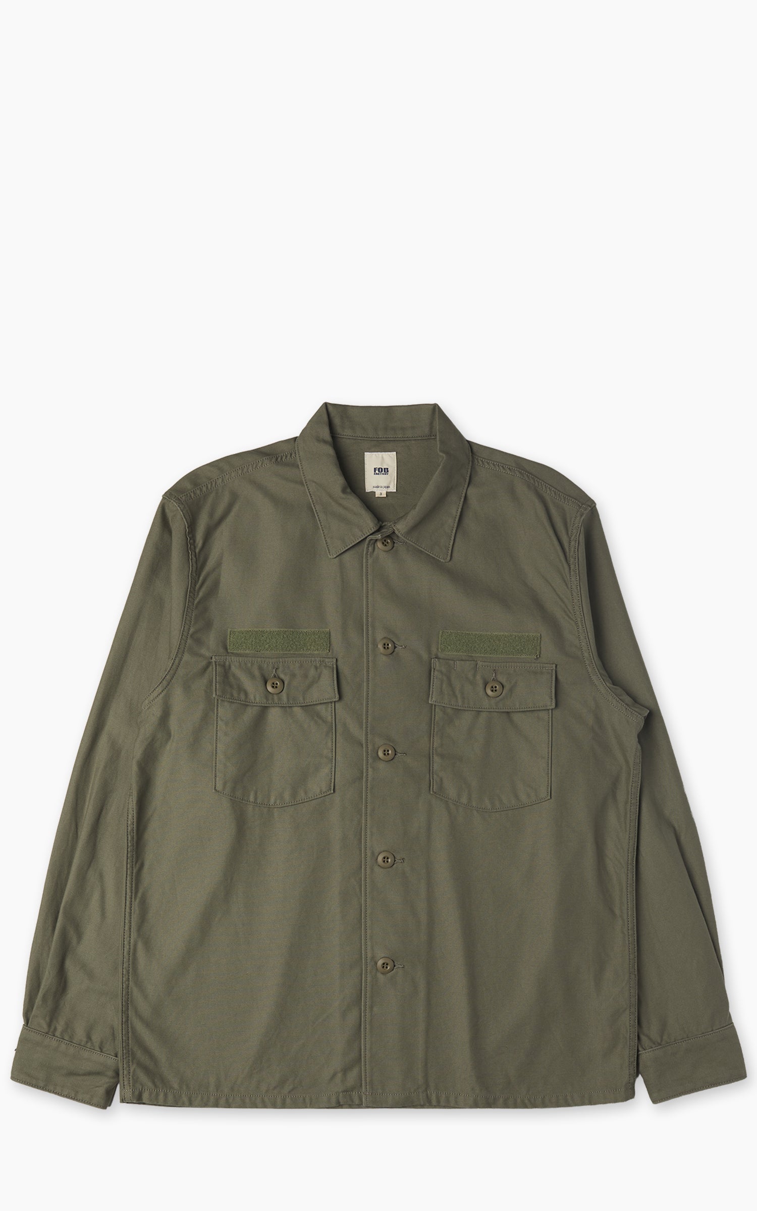 FOB Factory F2469 Utility Uniform Shirt Olive