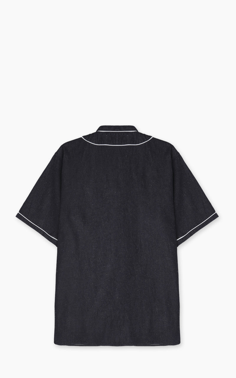 FOB Factory F3490 Baseball Shirt Indigo
