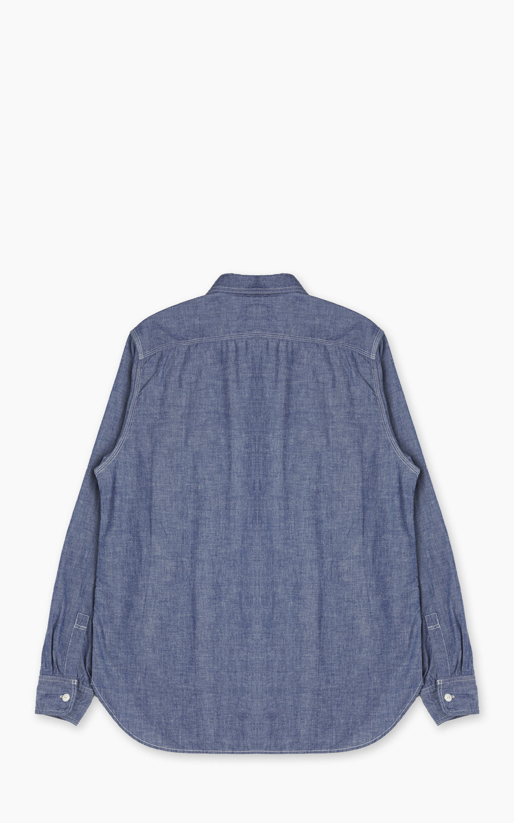 FOB Factory F3494 Selvedge Chambray Arbeitshemd Blau