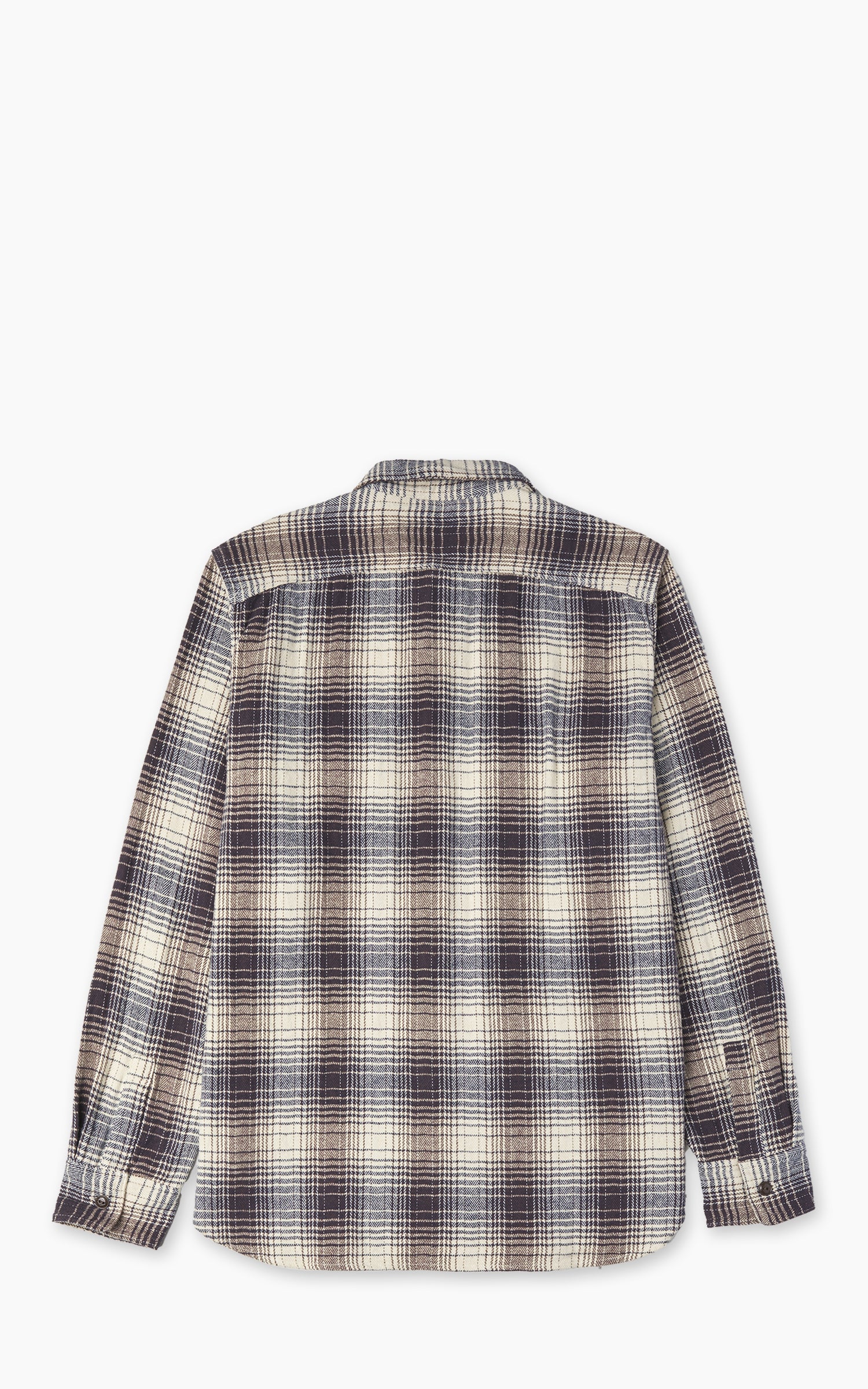 FOB Factory F3510 Heavy Flannel Work Shirt Navy