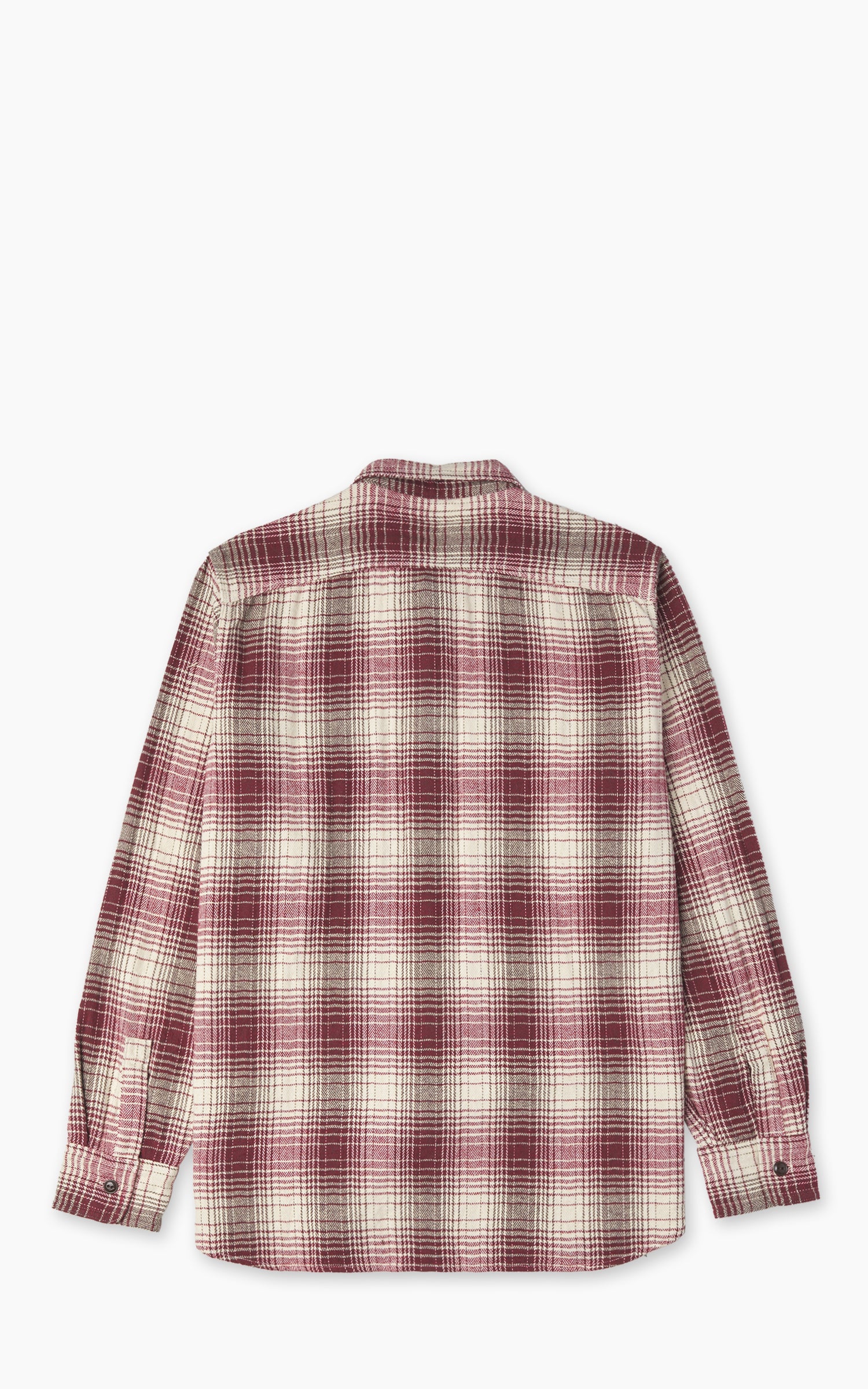 FOB Factory F3510 Heavy Flannel Work Shirt Red