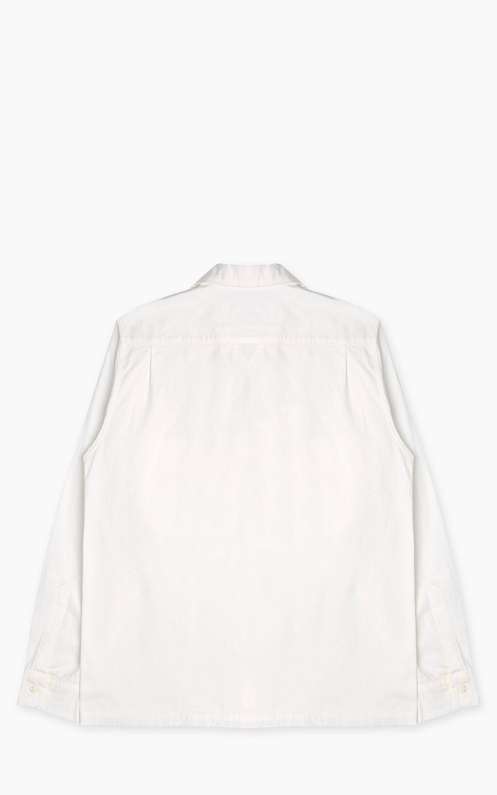 FOB Factory F3514 Open-Collar-Shirt Weiß